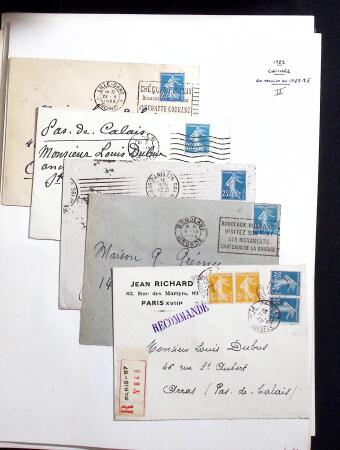 1906-1937 Collection de semeuses fond plein du célèbre