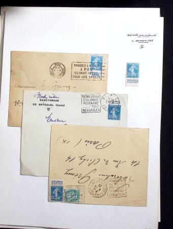1906-1937 Collection de semeuses fond plein du célèbre