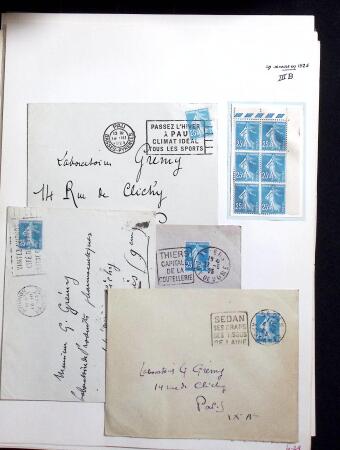 1906-1937 Collection de semeuses fond plein du célèbre
