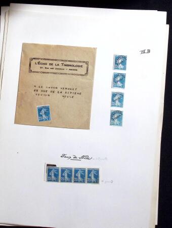 1906-1937 Collection de semeuses fond plein du célèbre