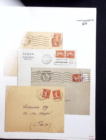 1906-1937 Collection de semeuses fond plein du célèbre