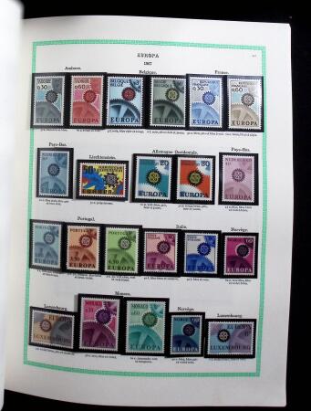 1956-1993 Collection de timbres Europa et de l'idée