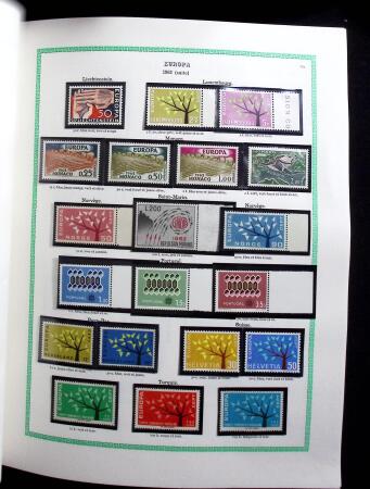 1956-1993 Collection de timbres Europa et de l'idée