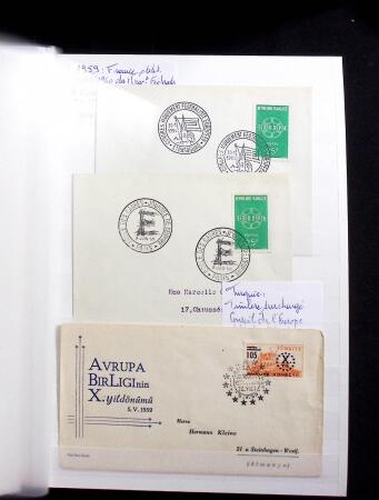 1956-1993 Collection de timbres Europa et de l'idée