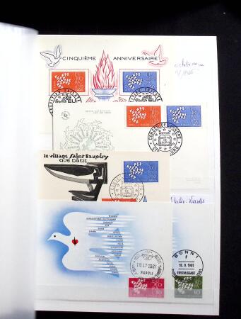1956-1993 Collection de timbres Europa et de l'idée