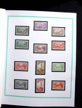1932-95 Collection en timbres neufs sans charnière,