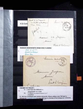 1914-1919 Collection R. Ph. ayant servie à la rédaction