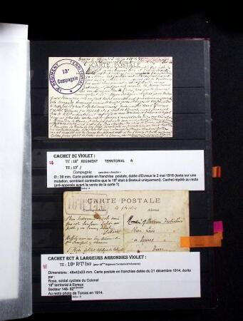 1914-1919 Collection R. Ph. ayant servie à la rédaction