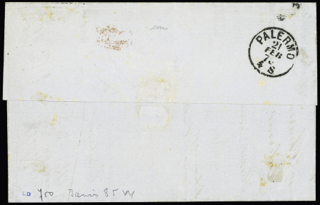 N° 38 40c orange obl. Ancre sur lettre de Marseille