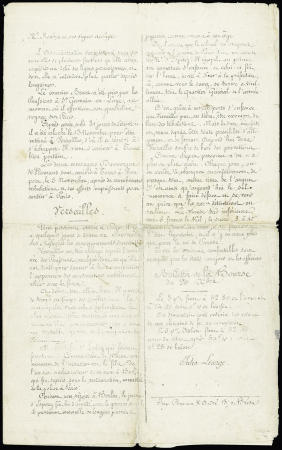 LE JOURNAL-POSTE N°16 envoyé sous enveloppe bleue (tache)