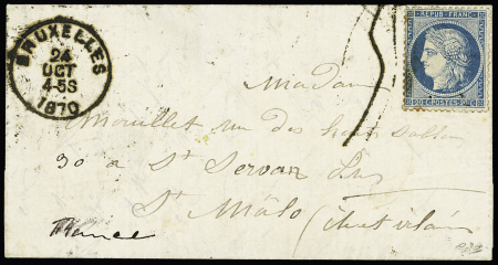 Extraordinaire lettre sortie de Paris par l'agence