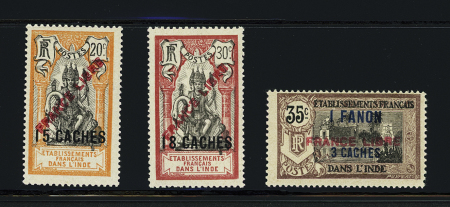 N° 128 à 130 Les 3 valeurs France Libre, **, TB