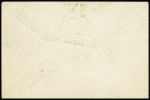 N°75 OBL étoile muette (Jour de l'An) sur une petite lettre avec au verso cachet à sec du Sénat. TB