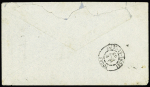 N°90 OBL CAD "Paris Etranger" (1899) apposé par erreur sur lettre pour Tours. TB