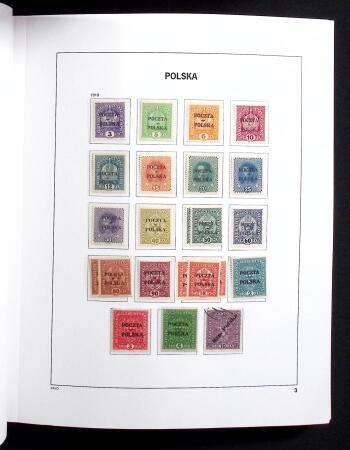 1919-2020 Overcomplete collection of Poland in 9 Davo