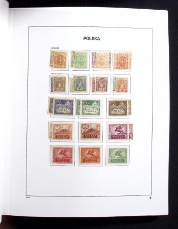 1919-2020 Overcomplete collection of Poland in 9 Davo