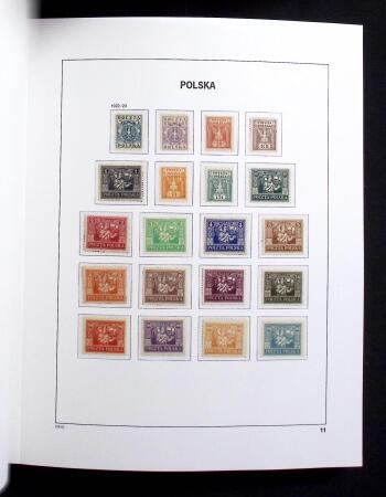 1919-2020 Overcomplete collection of Poland in 9 Davo