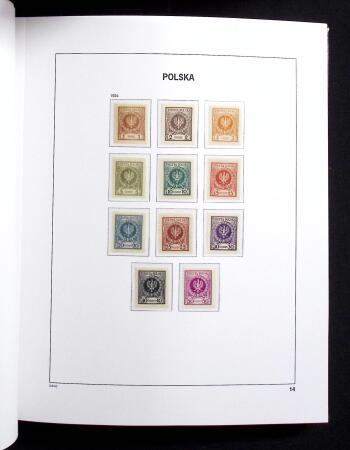 1919-2020 Overcomplete collection of Poland in 9 Davo