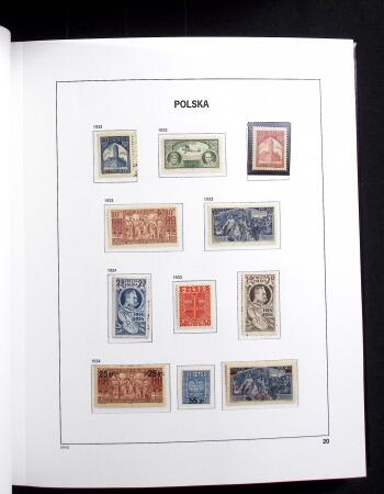 1919-2020 Overcomplete collection of Poland in 9 Davo
