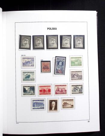 1919-2020 Overcomplete collection of Poland in 9 Davo