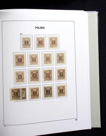 1919-2020 Overcomplete collection of Poland in 9 Davo