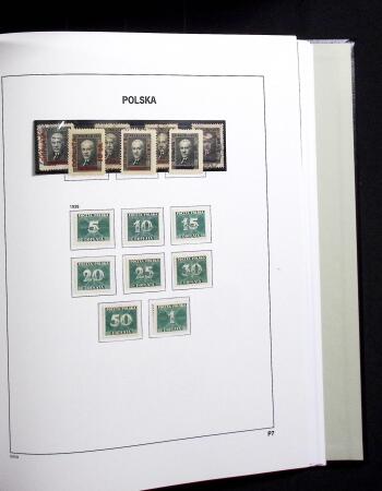1919-2020 Overcomplete collection of Poland in 9 Davo