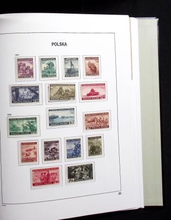 1919-2020 Overcomplete collection of Poland in 9 Davo