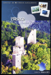 Feuillet collector l'Alsace, variété non dentelé,