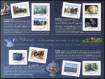 Feuillet collector l'Alsace, variété non dentelé,