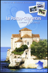 Feuillet collector Poitou-Charente, variété non dentelé,