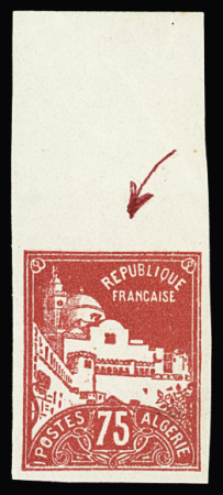 N°49a 75c rose, variété non dentelé, bdf, **, TB