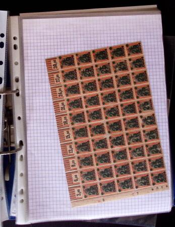 1900-1920 Attractive study on GERMANIA incl. Booklet