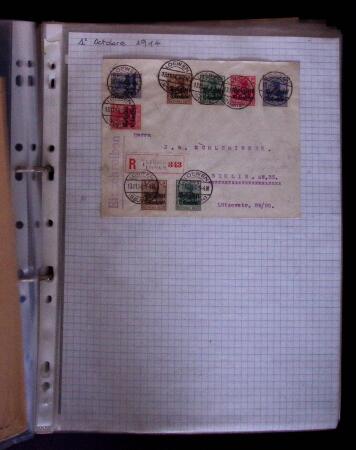 1900-1920 Attractive study on GERMANIA incl. Booklet