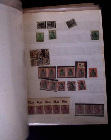 1900-1920 Attractive study on GERMANIA incl. Booklet