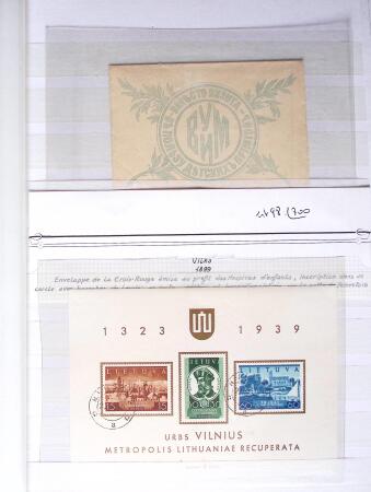 BALTIC STATES 1899-1944 Fabulous mint & used collection