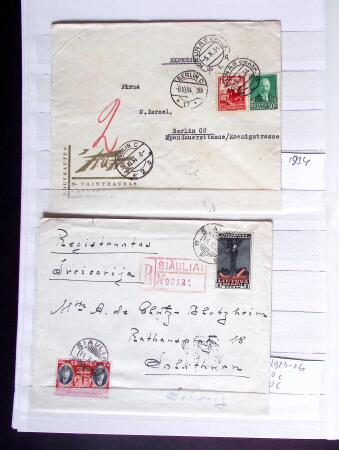BALTIC STATES 1899-1944 Fabulous mint & used collection