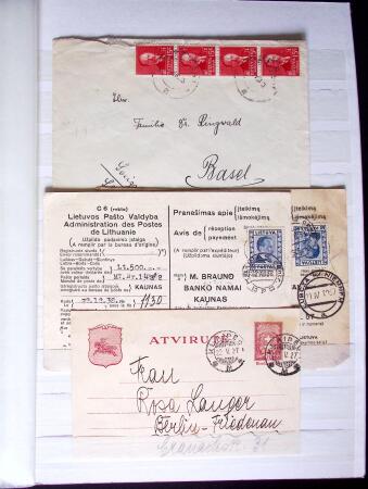 BALTIC STATES 1899-1944 Fabulous mint & used collection