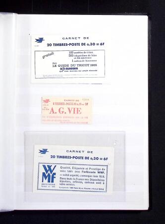 1900-59 Collection de neufs et oblitérés en 4 classeurs,