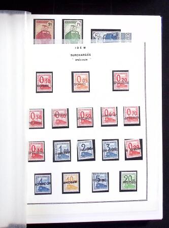 1900-59 Collection de neufs et oblitérés en 4 classeurs,