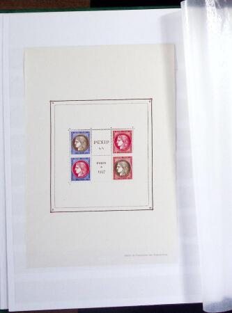1900-59 Collection de neufs et oblitérés en 4 classeurs,