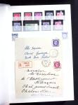1900-59 Collection de neufs et oblitérés en 4 classeurs,