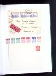 1900-59 Collection de neufs et oblitérés en 4 classeurs,