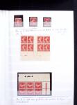1900-59 Collection de neufs et oblitérés en 4 classeurs,