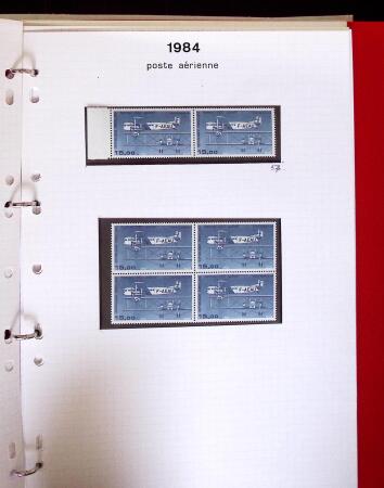 1979-89 Timbres neufs de France par multiples pour
