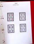 1979-89 Timbres neufs de France par multiples pour