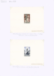 Lot de 22 épreuves de luxe, n°1089/90, 1050/52, 1054,
