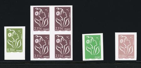 N° 2b 5 s. 40 c. rouge, variété surcharge renversé,