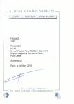 N°24 5c vert POSTES PARIS 1920 sur document Grands