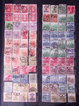 1860-2000 Mostly used stamp assembly (with duplication)