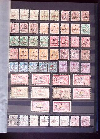 ALGERIE - MAROC - TUNISIE Collections de neufs et d'oblitérés,